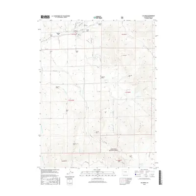 2016 Map of Collbran, 2016 Print