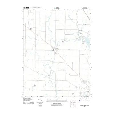 2010 Map of College Corner, 2010 Print