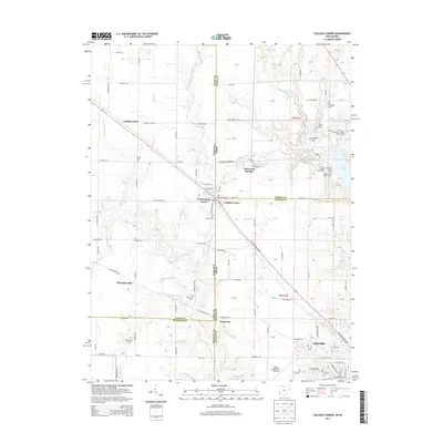 2013 Map of College Corner, 2013 Print