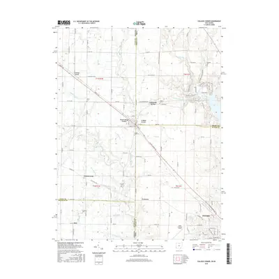 2016 Map of College Corner, 2016 Print