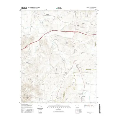2016 Map of College Grove, 2016 Print