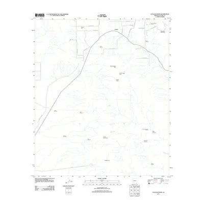 2011 Map of College Peaks, 2011 Print