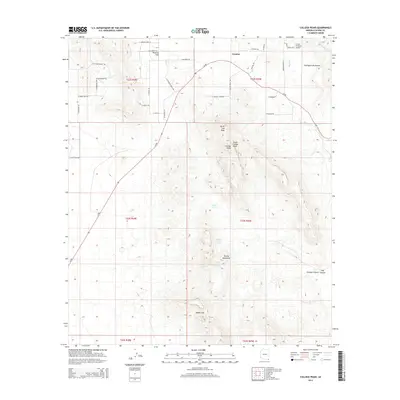 2014 Map of College Peaks, 2014 Print