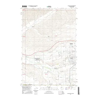 2017 Map of College Place, 2017 Print