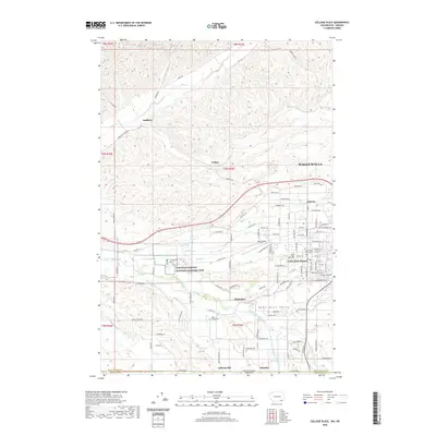 2020 Map of College Place, 2020 Print