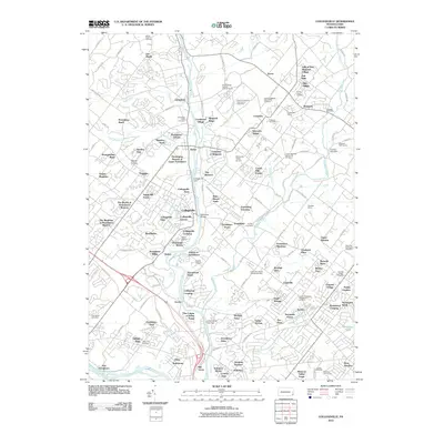 2010 Map of Collegeville, 2010 Print