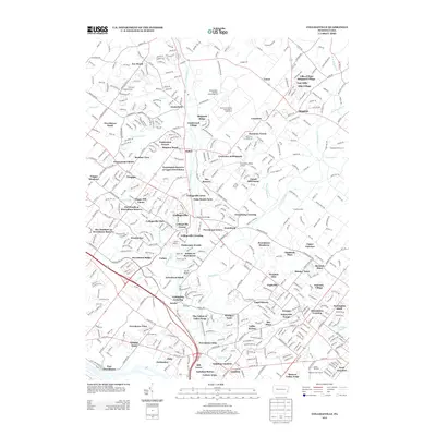 2013 Map of Collegeville, 2013 Print