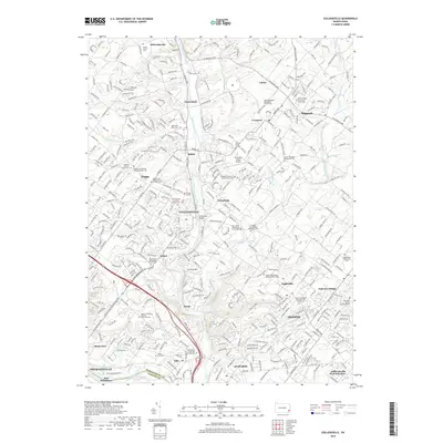2019 Map of Collegeville, 2019 Print