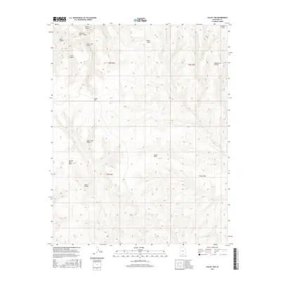 2017 Map of Collet Top, 2017 Print