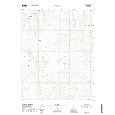 2020 Map of Collet Top, 2020 Print