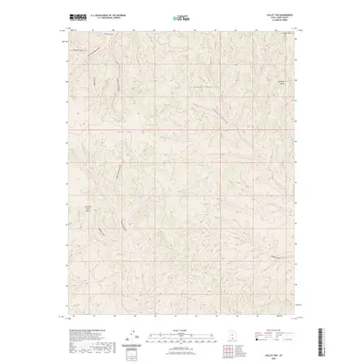 2023 Map of Collet Top, 2023 Print
