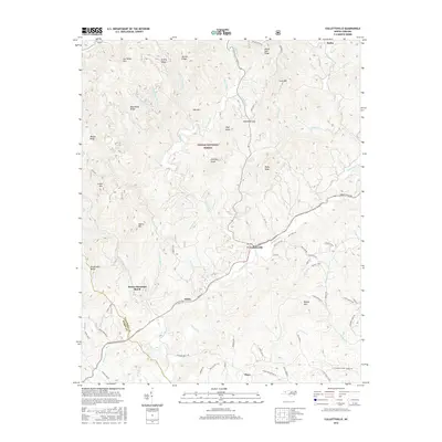 2016 Map of Collettsville, 2016 Print