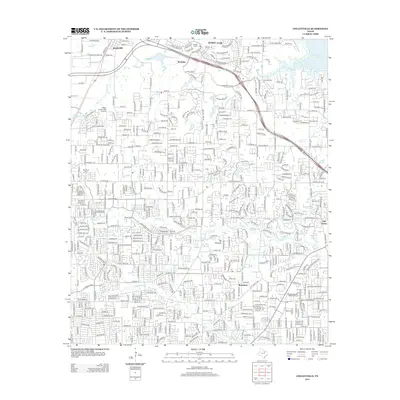 2012 Map of Colleyville, 2012 Print