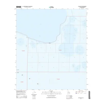 2015 Map of Collicon Lake, 2015 Print