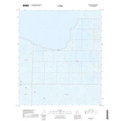 2018 Map of Collicon Lake, 2018 Print