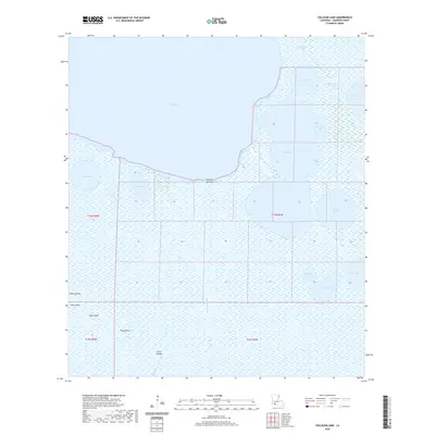 2020 Map of Collicon Lake, 2020 Print