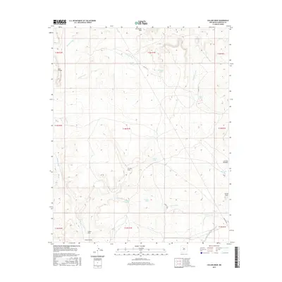 2017 Map of Collier Draw, 2017 Print