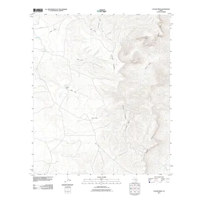 2011 Map of Collier Mesa, 2011 Print