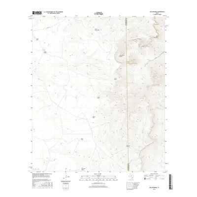 2016 Map of Collier Mesa, 2016 Print