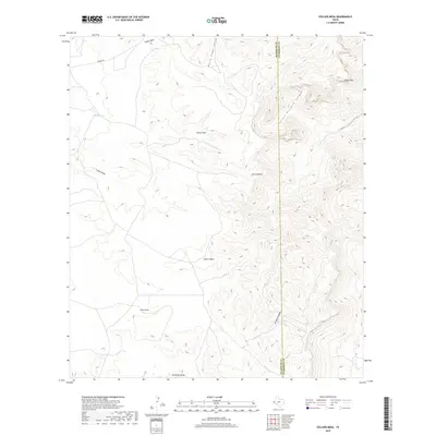 2019 Map of Collier Mesa, 2019 Print