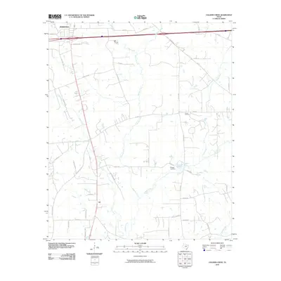 2010 Map of Colliers Creek, 2010 Print