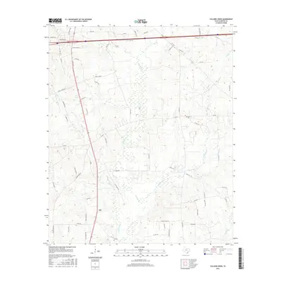 2016 Map of Colliers Creek, 2016 Print