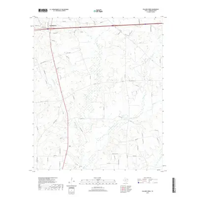2019 Map of Colliers Creek, 2019 Print