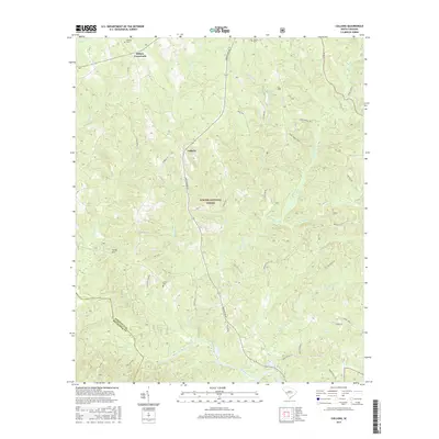2017 Map of Colliers, 2017 Print