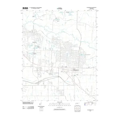 2010 Map of Collierville, 2010 Print
