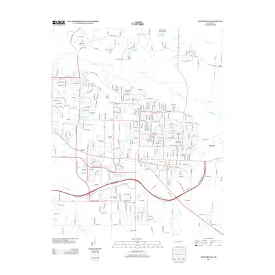 2013 Map of Collierville, 2013 Print