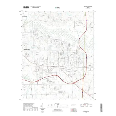 2019 Map of Collierville, 2019 Print