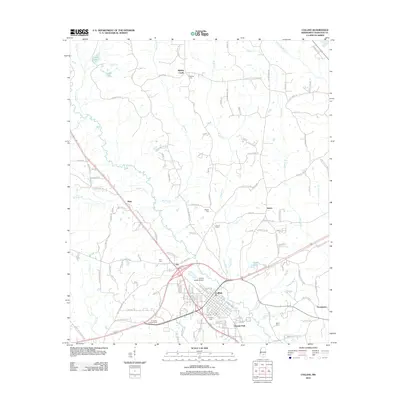 2012 Map of Collins, 2012 Print