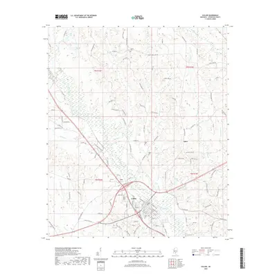 2018 Map of Collins, 2018 Print