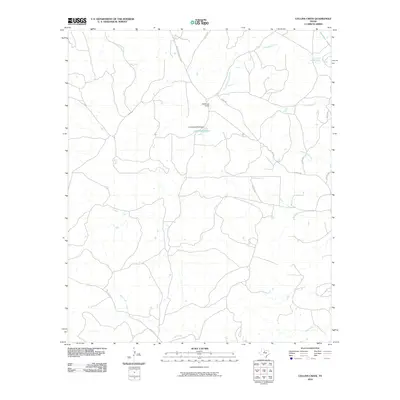 2010 Map of Collins Creek, 2010 Print