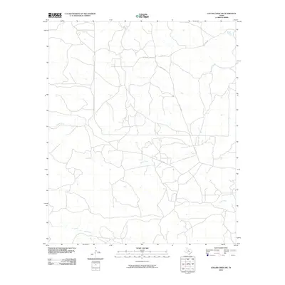 2010 Map of Collins Creek SW, 2010 Print