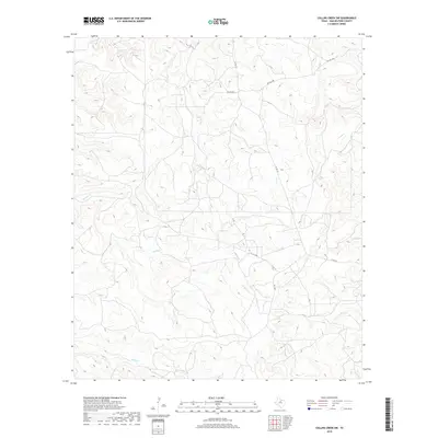 2019 Map of Collins Creek SW, 2019 Print