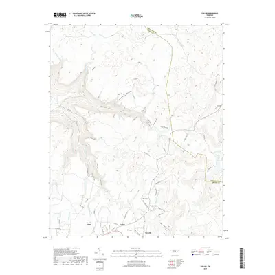 2019 Map of Collins, 2019 Print