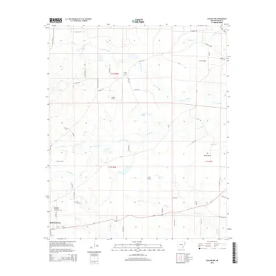 2014 Map of Collins NW, 2014 Print