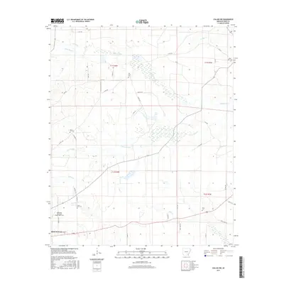 2017 Map of Collins NW, 2017 Print