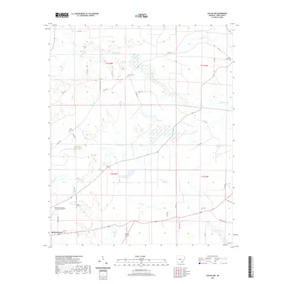2020 Map of Collins NW, 2020 Print