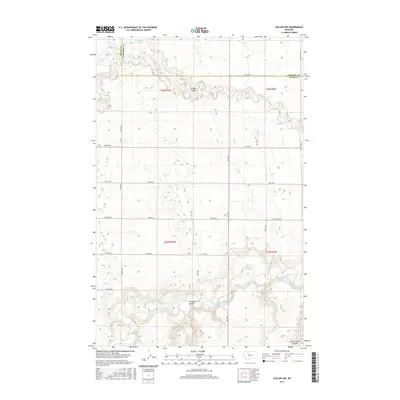 2017 Map of Collins NW, 2017 Print