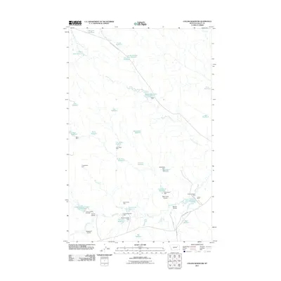 2011 Map of Collins Reservoir, 2011 Print