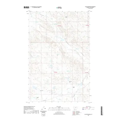 2020 Map of Collins Reservoir, 2020 Print