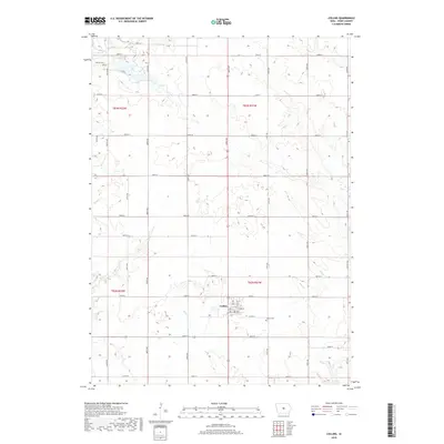 2018 Map of Collins, 2018 Print