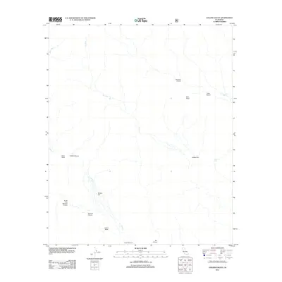2012 Map of Collins Valley, 2012 Print