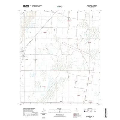 2018 Map of Collinston East, 2018 Print