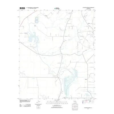 2012 Map of Collinston West, 2012 Print
