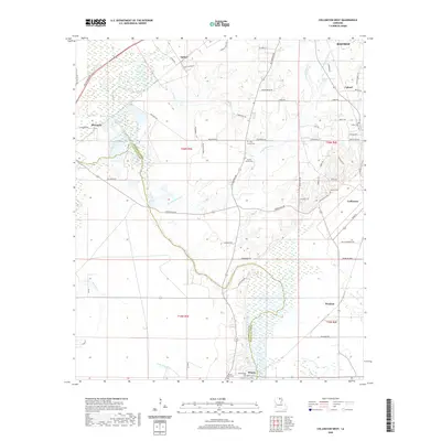 2020 Map of Collinston West, 2020 Print