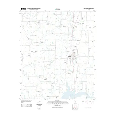 2013 Map of Collinsville, 2013 Print