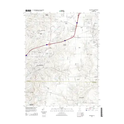 2015 Map of Collinsville, 2015 Print